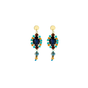 83149Mix02 Oorbellen Biba Boho Blauw 83149Mix02 Oorbellen Biba Boho Blauw